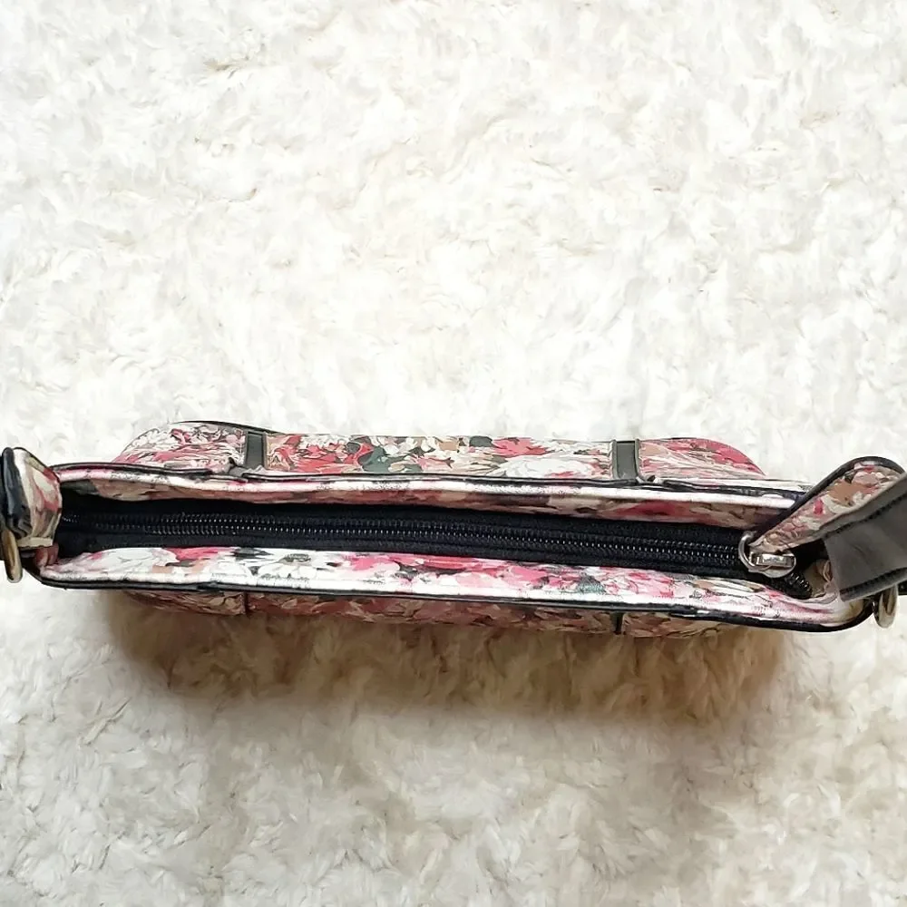Nicole Miller Floral Crossbody Purse